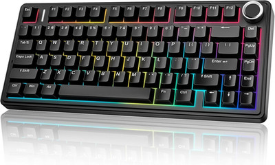 Aula F75-75% Wireless Mechanical Keyboard,Hot Swappable Custom Gaming Keyboard w