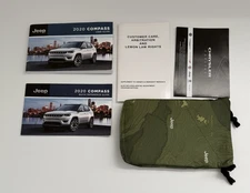 2019 Jeep Compass Owner’s Manual Set – OEM Factory Original w/ Case
