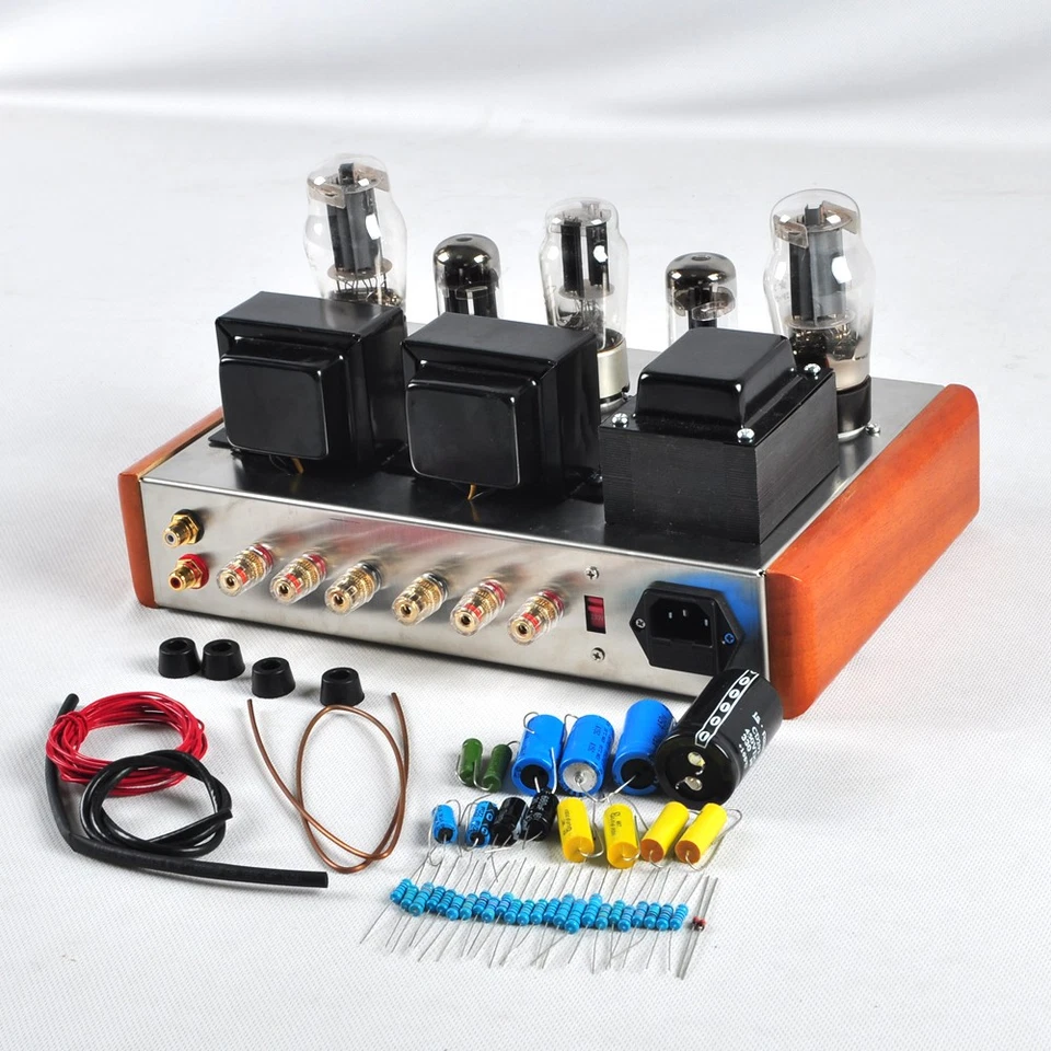 EE. UU. 1 Juego Amplificador de Tubo de Vacío Clase A Terminado Único 6N8P 6P3P Kit de Amplificador Hágalo Usted Mismo Foto 3 de 4