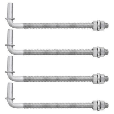 Für Farms 4x 10'' J-Bolt Pfostenscharnier verzinkt mit 5/8'' Bolzen