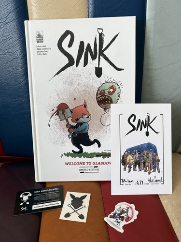 Sink Limited Edition Hardcover Vol. 1 - Signed by John Lees & Alex Cormack - 471