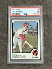 1973 Topps Rich Goose Gossage #174 PSA 7 NM Vintage White Sox HOF Rookie RC!