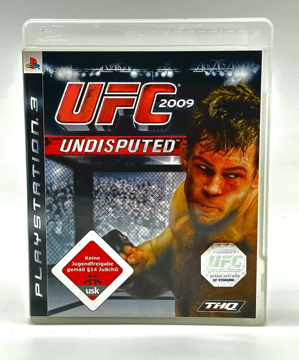 PS3 jeu video - UFC 2009 UNDISPUTED - combats PlayStation 3 testé en loose