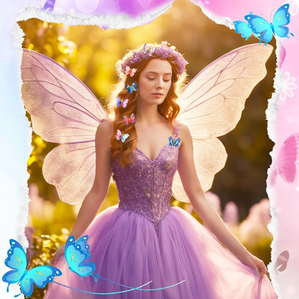 36 Piezas Pinzas para el Cabello Mariposa Coloridas Brillo Horquillas para Mujeres Niñas Estilo Foto 4 de 4