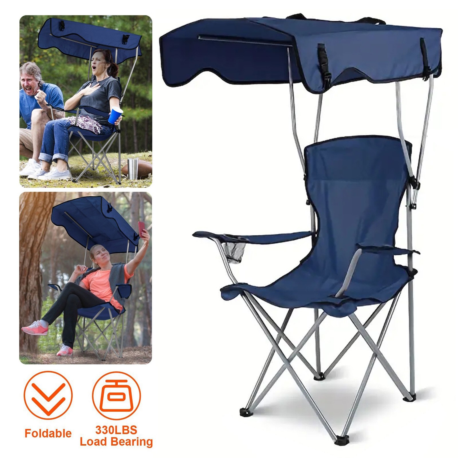 Shade Heavy Duty Outdoor Beach Chair Us