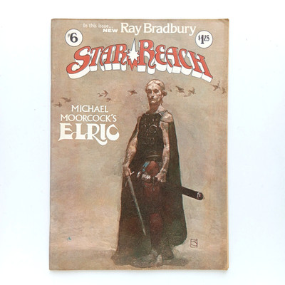 Star Reach #6 (1976) Ray Bradbury, Michael Moorcock Elric, Joe Staton Z 1- VF-