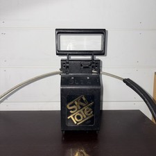 Vintage Ski Tote - Black With Combination - Original Chain And Lock