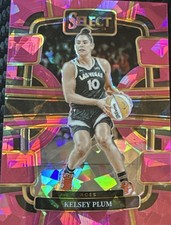 Kelsey Plum Pink Select Parallel Las Vegas Aces Basketball Card