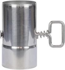 FIREHIKING Stove Pipe with Damper 2.36 Inch Control Stainless Steel Chimney Pipe