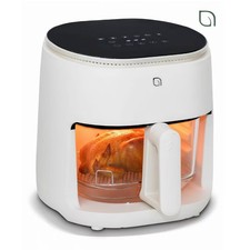 WILLOW Kitchen 5qt Digital Glass Air Fryer White