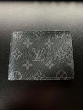 Authentic Louis Vuitton Multiple Wallet Monogram Eclipse USED