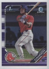 2019 Bowman Draft Chrome Purple Refractor 151/250 Cameron Cannon #BDC-166 0v9