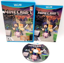 Minecraft (Wii U, 2015) CIB COMPLETE IN BOX