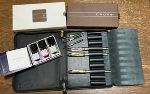 Cross Fountain Pen 3 Townsend Medalist And Pelikan Case