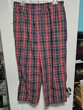 Brooks Brothers Plaid Flannel Sleep Pants Lounge PJ's 100 Cotton Men's Large