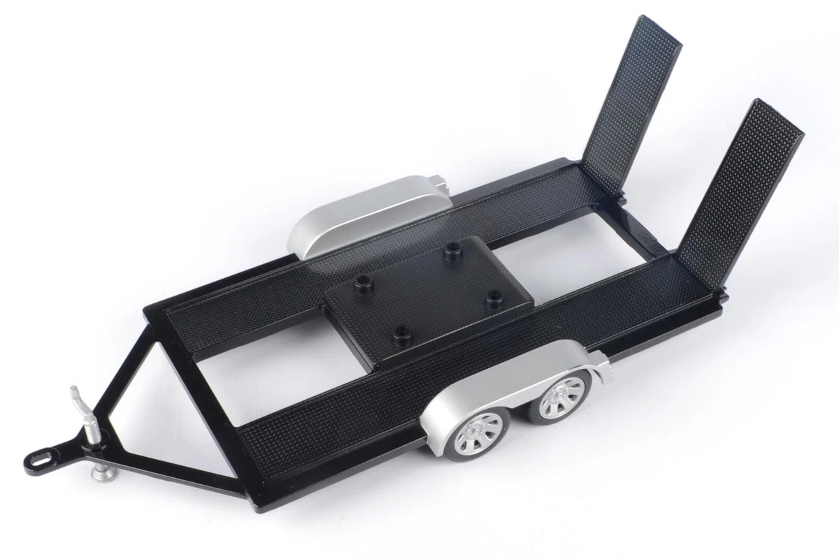 Remorque plateau porte-auto Motormax 1/43 Motormax Neuf Boite d'origine