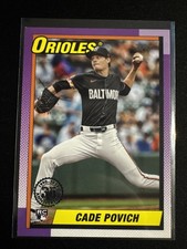 2025 TOPPS BASEBALL SERIES 1 - Cade Povich RC #T90-69 1990 35th Anniversary