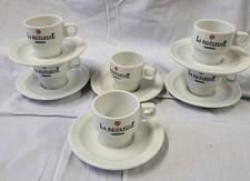 Lot De 6 Tasses à Café Espresso Lubiana En Verre Ambre - Style Vintage Années 60