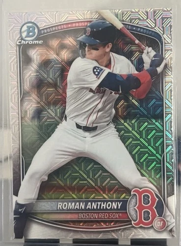 2025 Bowman Chrome - Prospects Roman Anthony #BCP-167 Mojo Refractor (RC)