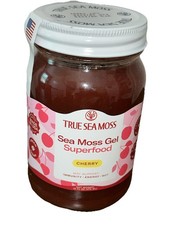 True Sea Moss Gel Superfood Cherry 16 oz Vegan Made In USA Seal
