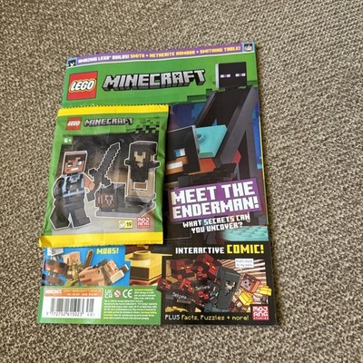 LEGO MINECRAFT MAGAZINE ISSUE 48 + Smith Netherite Armour Table poly bag