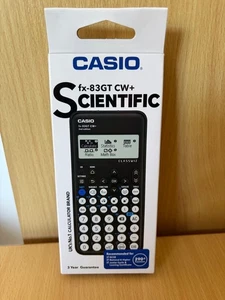 1 x Calculatrice scientifique Casio Fx-83GT CW+ noir - École secondaire GCSE - neuf