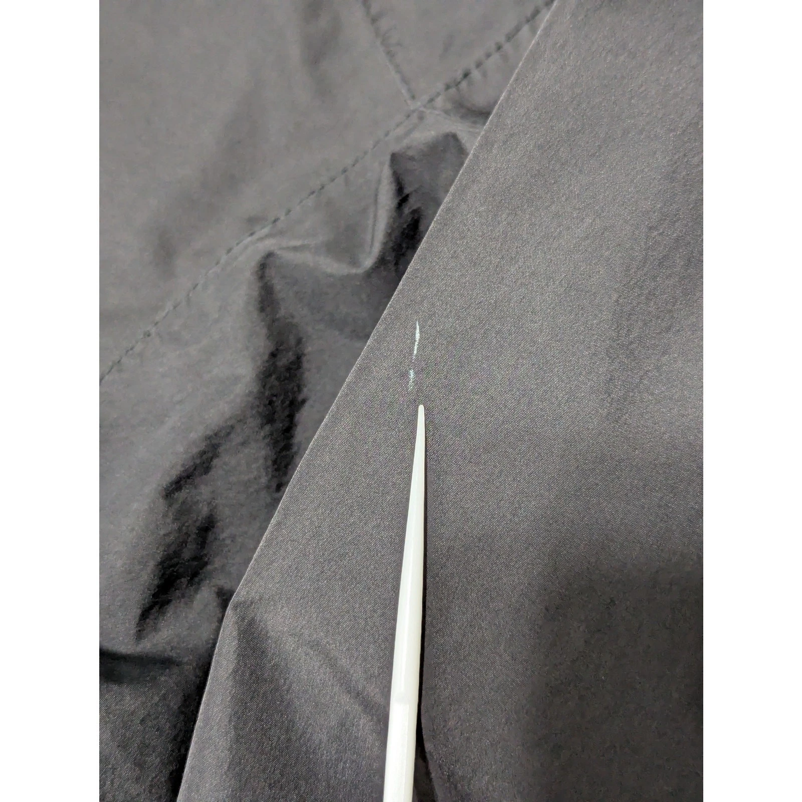Bearded Goat Aberdeen Rain Jacket Black Hooded Waterproof Mens Medium Gorpcore image 6