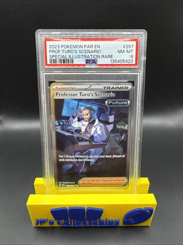 2023 Pokemon Paradox Rift Professor Turo’s Scenario #257 SIR PSA 8