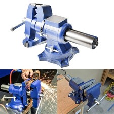 4" Multipurpose Heavy Duty Bench Vise 360° Rotation Clamp on Vice /w Swivel Base