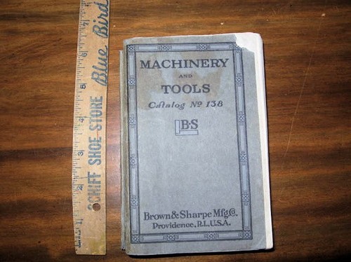 Vintage handbooks-Machinery and Tools Catalogue Number 138, CIRCA 1925