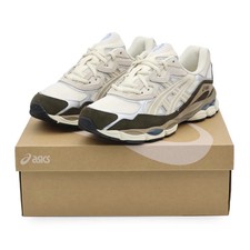Asics Gel-NYC Beige Cream Brown Grey White Bl...