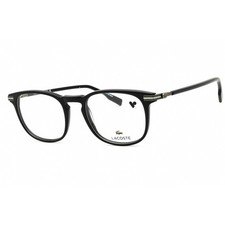 Lacoste Men's Eyeglasses Black Acetate Square Shape Full Rim Frame L2954N 001