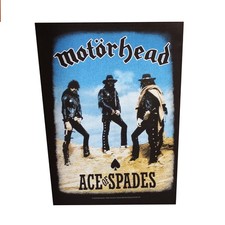 Large Motorhead Ace Of Spades Sew On Battle Jacket Patch - OFFICIAL