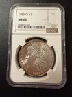 1885-O Morgan Silver Dollar - NGC MS64 - Gorgeous Toned Coin!