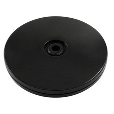 Small Mini Turntable Organizer 4 Inch, Black Acrylic Rotating 4