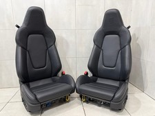 Porsche 911 992 Gts Gt3 Rs 18-way Cooled Heated Sport Seats Black Leather Carbon