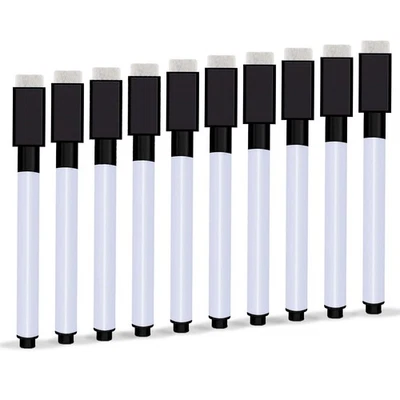 Autoau Whiteboard Marker 10 Stück Folienstift Abwischbar Magnetisch Whiteboard