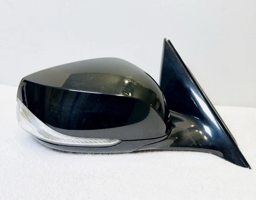2014-2024 Infiniti Q50 Passenger (RH) Side Rear View Mirror Black Camera Hole