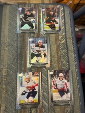 LOT OF 5 2025-26 UPPER DECK HOCKEY SERIES 1 ENCORE INSERT CARDS