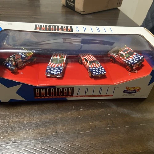 1996 Hot Wheels American Spirit Cuda, '58 VETTE, T-BUCKET, CHEVY TRUCK Vintage