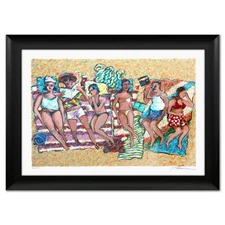 James Talmadge - Silkscreen "At the Beach"