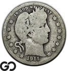 1911-D Barber Quarter