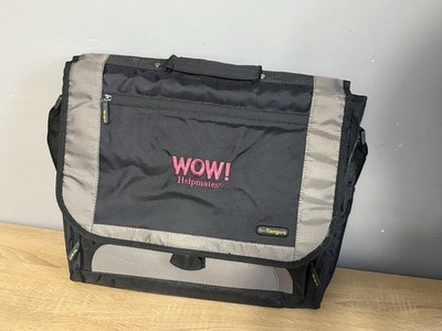 Targus Laptop Travel Computer Shoulder Strap Messenger Bag 17 x14''x4'' Black/Gray