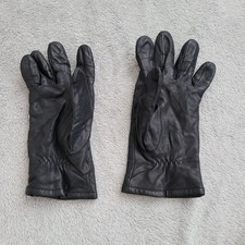 Vintage genuine leather black gloves winter classic heritage richcore old money