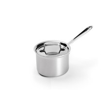 All-Clad D5 Stainless Steel 2 Qt Sauce Pan with Lid, Made in the USA 2 Quarts