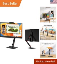 Heavy-Duty Tablet Stand - 180 Tilt 360 Swivel for Ultimate Stability at Home