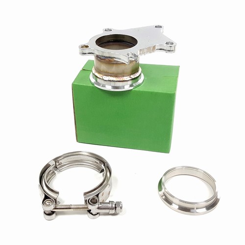 5 Bolt to 2.5" V-Band Adapter + Flange + Clamp For GT35 T3 T4 GT3071R Turbo - Bild 6 von 9