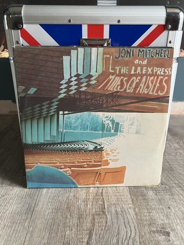 Joni Mitchell & The LA Express Miles Of Aisles Double Record Vinyl Lp SYSP902 VG