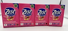 Zest Indulgence Soap Moisture Bars 4 bars orchid & Almond Oil 7.05 oz