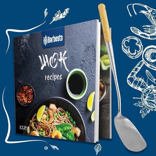 Kohlenstoffstahl Wok Set I flache oder runde Basis für Gas, Induktion und - Bild 4 von 9